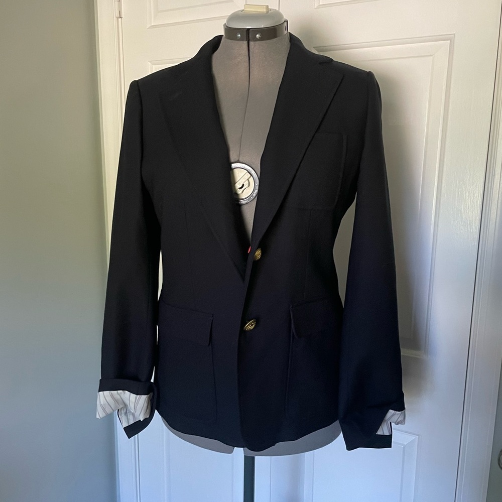 J. Crew Schoolboy Blazer Navy Blue 12